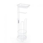 Accessoire de salle de bain porte rouleau sur pied