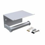 Support WC gris foncé design contemporain
