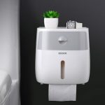 Boîtier distributeur de papier toilette compact et pratique