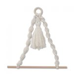 Accessoire salle de bain porte-papier en bois naturel