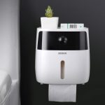 Porte-papier toilette de salle de bain en plastique résistant