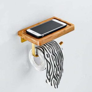 support papier toilette écologique en bambou