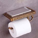 accessoire salle de bain style rétro porte rouleau