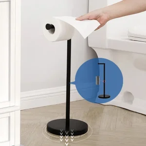 Porte papier toilette en acier inoxydable