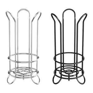 porte papier toilette en fer, support de rouleau de papier toilette sur pied pour cuisine, salle de bain.